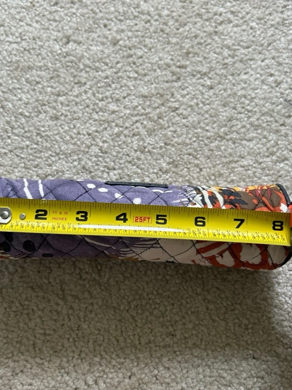 Vera Bradley Purple Quilted Floral Cosmetic Case